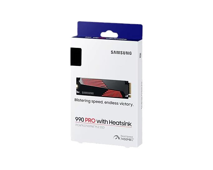 Samsung 990 PRO NVMe M.2 SSD with Heatsink – Blazing Fast PCIe 4.0 Speeds Samsung 990 PRO NVMe M.2 SSD with Heatsink – Blazing Fast PCIe 4.0 Speeds